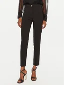 Spodnie damskie - Rinascimento Spodnie materiałowe CFC0119993003 Czarny Regular Fit - miniaturka - grafika 1