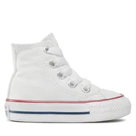 Buty dla chłopców - Trampki Converse Chuck Taylor All Star Hi 7J253C Biały - miniaturka - grafika 1