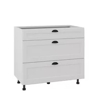 Meble kuchenne - London Szafka Dolna Ds-90-2W-1N_Modernbox Biały Mat - miniaturka - grafika 1