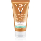 Kremy do twarzy z filtrem - VICHY IDEAL SOLEIL aksamitny krem do twarzy SPF 50 - 50ml - miniaturka - grafika 1
