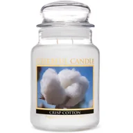 Świece - Cheerful Candle duża świeca zapachowa w szklanym słoju 2 knoty 24 oz 680 g - Crisp Cotton - miniaturka - grafika 1