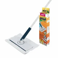 Miotły, szufle, mopy - Mop płaski Snappy ze ścierką z mikrofibry - miniaturka - grafika 1