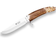 Noże - JOKER RĘCZNIE RZEŹBIONY 14 CM STAŁY OSTRZE ZE STALI NIERDZEWNEJ CT33 - miniaturka - grafika 1