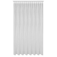 Firany - Firana Dekoracyjna Tonia 400 x 300 Taśma Biały - miniaturka - grafika 1