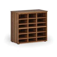 Regały biurowe - Regał sortujący PRIMO WOOD, 740 x 800 x 420 mm, 18 przegród, orzech - miniaturka - grafika 1