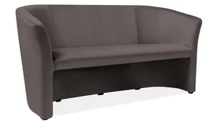 Sofa Tm-3 Velvet Wenge / Bluvel 14 Szara - Sofy i kanapy - miniaturka - grafika 1