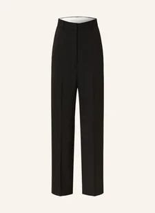 Acne Studios Spodnie Ze Skróconymi Nogawkami schwarz - Moda i Uroda OUTLET - miniaturka - grafika 1