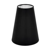 Oprawy, klosze i abażury - Czarny, stożkowy abażur, otwór ø4 cm, na E27 - miniaturka - grafika 1