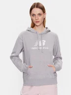 Bluzy damskie - New Balance Bluza WT31533 Szary Relaxed Fit - miniaturka - grafika 1