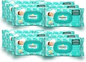 Chusteczki nawilżane - PAMPERS Baby Dry Wipes 840sztuk chusteczki nawilżane dla dzieci 12x70szt. - miniaturka - grafika 1