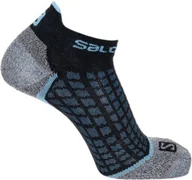 Skarpetki i podkolanówki sportowe - Skarpety Salomon Ultra Low Black / Blue Stone - miniaturka - grafika 1