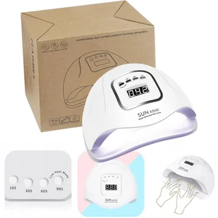 Lampa Do Paznokci Uv Led 120w Manicure Pedicure Biała - Lampy UV do paznokci - miniaturka - grafika 1