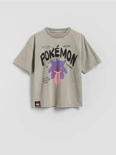 Reserved - T-shirt Pokémon - jasnoszary - Koszulki dla chłopców - miniaturka - grafika 1
