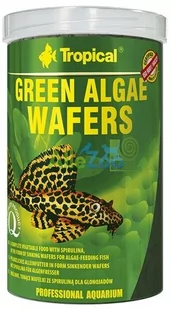Tropical Green Algae Wafers roślinny pokarm dla glonojadów i innych ryb dennych oraz skorupiaków 1000ml/450g - Pokarm dla ryb - miniaturka - grafika 1