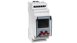 Programator Czasowy Tygodniowy 2-Kanałowy ZCM-12 - Bezpieczniki elektryczne - miniaturka - grafika 1
