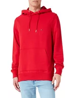 Bluzy męskie - Tommy Hilfiger Męska bluza z kapturem, Podstawowy czerwony, XL - miniaturka - grafika 1
