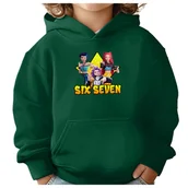 Bluzy dla dziewczynek - BLUZA DZIECIĘCA 67 SIX SEVEN VIRAL HUNTRIX 110-116 CHŁOPIĘCA DZIEWCZĘCA - miniaturka - grafika 1