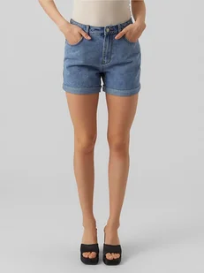 Vero Moda Szorty dżinsowe "Zuri" w kolorze niebieskim - Spodenki damskie - miniaturka - grafika 1