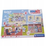 Puzzle - Puzzle +Gry 4w1 Bluey Clementonii +3 lata - miniaturka - grafika 1