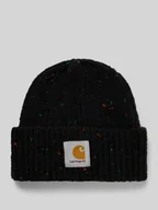 Czapki męskie - Czapka beanie z detalem z logo - miniaturka - grafika 1