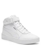 Buty dla dziewczynek - Puma Sneakersy Carina Mid Jr 38737602 Biały - miniaturka - grafika 1
