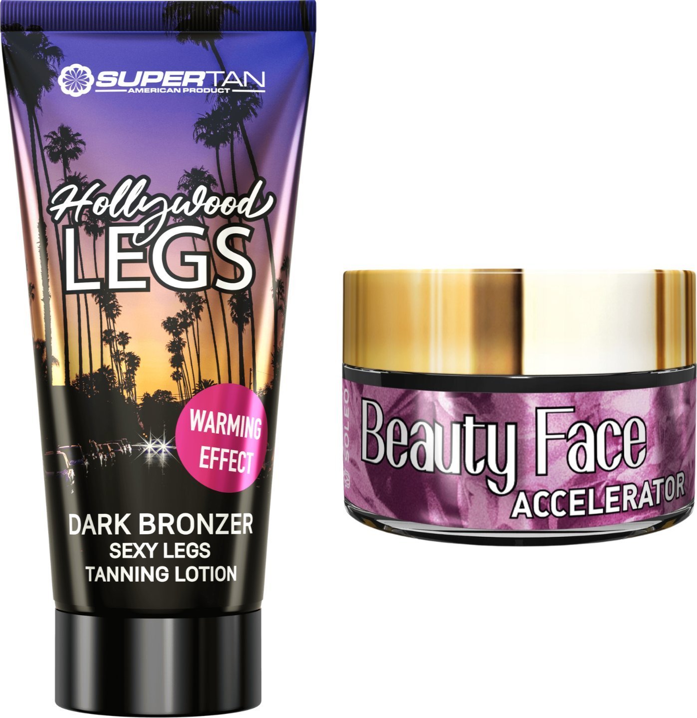 Supertan Supertan California Hollywood Legs + Słoiczek Beauty Face