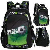 Plecaki szkolne i tornistry - Plecak Szkolny Tornister Dla Chłopca Piłka Nożna Football Wielokomorowy - miniaturka - grafika 1