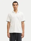 Koszulki męskie - Jack & Jones Polo Blualves 12274681 Écru Regular Fit - miniaturka - grafika 1
