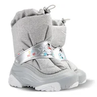 Śniegowce damskie - Śniegowce dziecięce Snowmen 2 SILVER NE - miniaturka - grafika 1