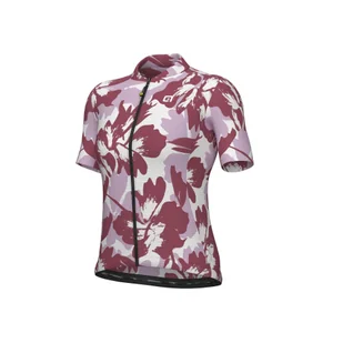 Koszulka rowerowa damska Alé Cycling Solid Flower - Koszulki rowerowe - miniaturka - grafika 1