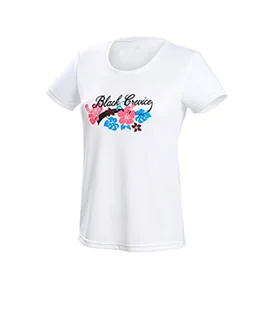 Black Crevice Black Crevice Damski T-shirt Function, white1, 38 BCR281723-W1-38 - Koszulki i topy damskie - miniaturka - grafika 1