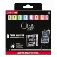 Przybory szkolne - Markery kredowe PWE-5M 8 kolorów - miniaturka - grafika 1