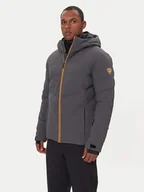 Kurtki narciarskie - Rossignol Kurtka narciarska RLMMJ05 Szary Regular Fit - miniaturka - grafika 1
