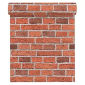 Tapety - Tapeta 3D Cegła czerwona imitacja cegły papierowa - miniaturka - grafika 1