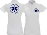 Odzież robocza - Promostars LPP - Koszulka Polo damska PIELĘGNIARKA biała - miniaturka - grafika 1