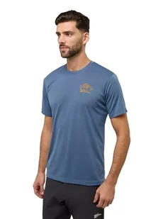 Jack Wolfskin Vonnan Graphic T M T-shirt męski, Naturalny niebieski, M - Koszulki męskie - miniaturka - grafika 1