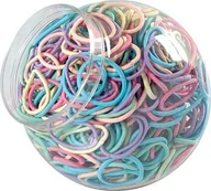 Ozdoby do włosów - TOP CHOICE gumka do włosów mix kolorów 21930 1szt - miniaturka - grafika 1