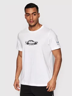 Koszulki męskie - Puma T-Shirt BMW 534246 Biały Regular Fit - grafika 1