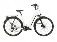 Rowery elektryczne - Elektryczny rower trekkingowy KROSS TRANS HYBRID 5.0 LS rozmiar XL Biały - miniaturka - grafika 1