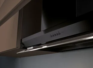 Falmec Virgola EVO 75 Czarny - Okapy kuchenne - miniaturka - grafika 1