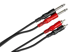 Hosa cpr201 Dual przewód (6,3 mm TS-1 m Jack) CPR-201 - Kable - miniaturka - grafika 1