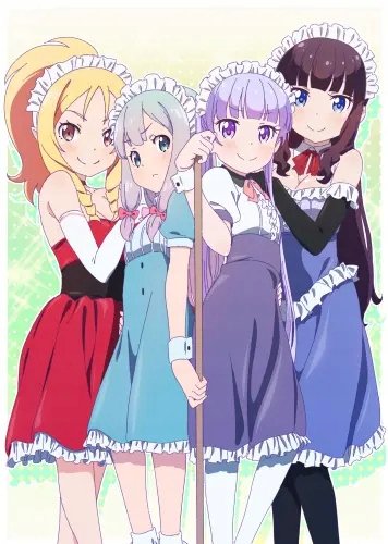 Plakat Anime Manga New Game+ ng_123 A2 (custom)