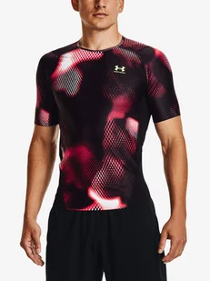 Koszulka męska Under Armour  IsoChill Prtd Comp SS-BLK XS - Koszulki męskie - miniaturka - grafika 1