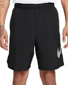 Spodenki damskie - NIKE FLX WVN 9" GFX szorty czarne/przydymione szare/białe M - miniaturka - grafika 1