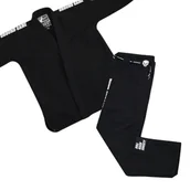 Kimona, stroje i obuwie - Ground Game Kimono/Gi BJJ Męskie Gamer 2.0 Czarne A1 - miniaturka - grafika 1