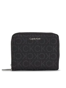 Calvin Klein Mały Portfel Damski Ck Must Md Z/A Wallet_Epi Mono K60K611932 Czarny - Portfele - miniaturka - grafika 1