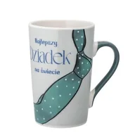 Kubki - Kubek porcelanowy 430 ml Najlepszy dziadek krawat wielokolorowy - miniaturka - grafika 1