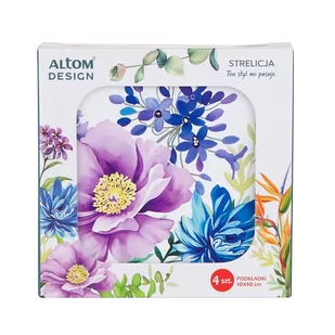 Podkładki 10x10 Cm Zestaw 4 Szt. Color Box Lumarko! - Pozostałe akcesoria kuchenne - miniaturka - grafika 4