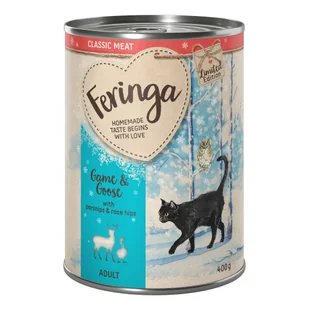 Edycja limitowana: Zimowe menu Feringa Classic Meat, dziczyzna i gęś - 24 x 400 g - Mokra karma dla kotów - miniaturka - grafika 1