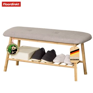 Ławka bambusowa Montana Praktyczny stojak na buty z miejscem do przechowywania i wygodą siedzenia - Szafki na buty - miniaturka - grafika 1